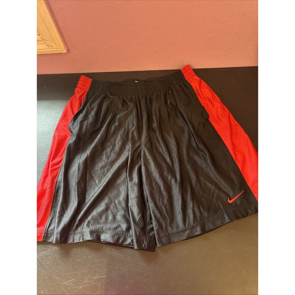 Nike Men’s Basketball Shorts XXL – Red/Black – Athletic Gym Sports – Used - Picture 1 of 6